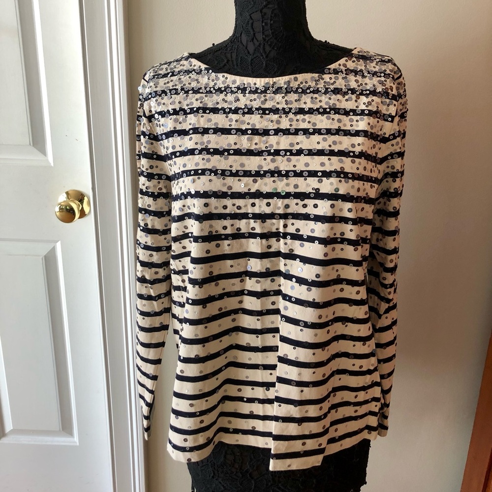 J.Crew Sequin Top - image 1